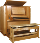 Truhenorgel mit Pedal